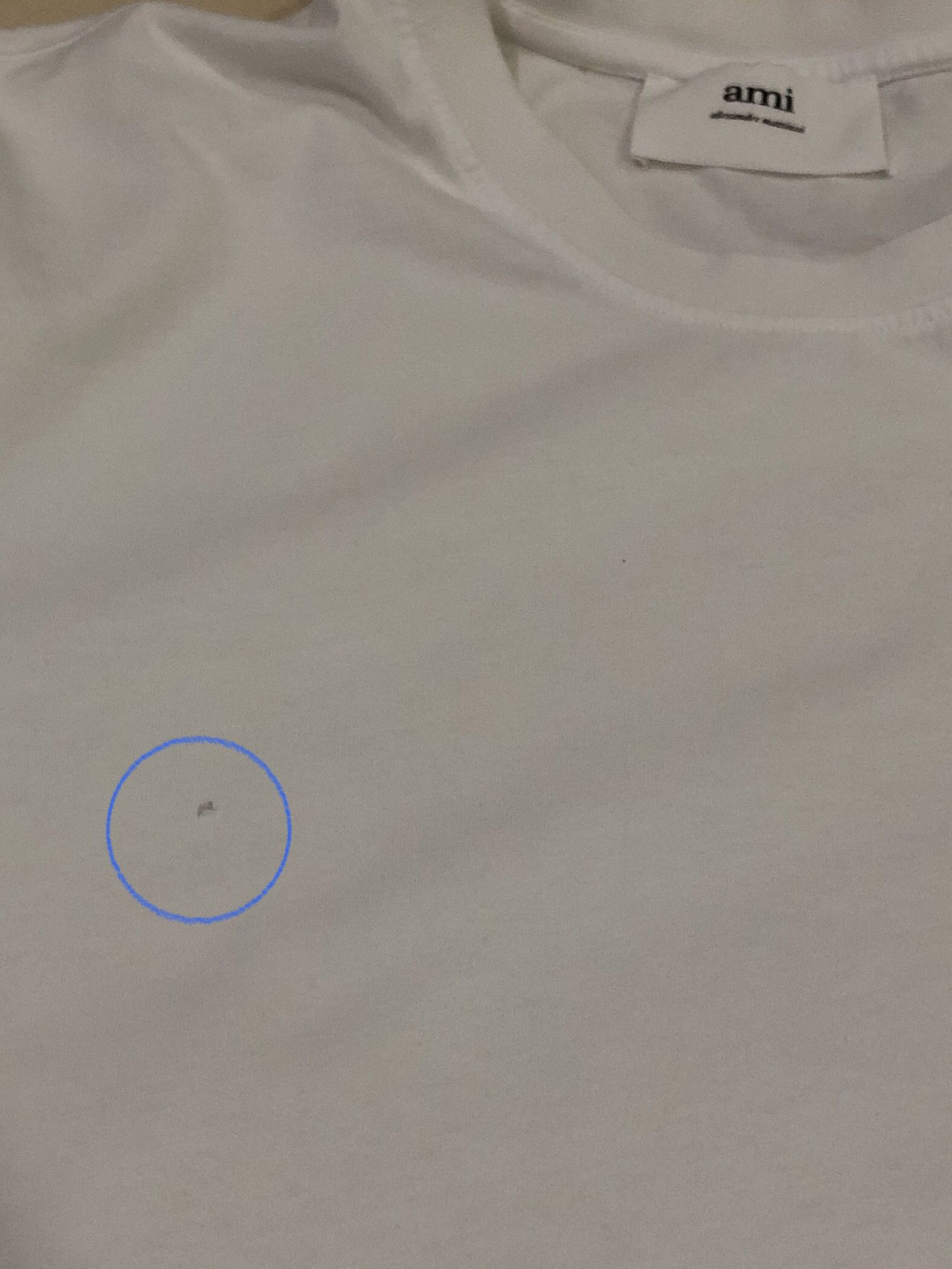 AMI AMI Alexandre Mattiussi White Tee - Red Heart Logo (Size L) Size US L / EU 52-54 / 3 - 8 Thumbnail