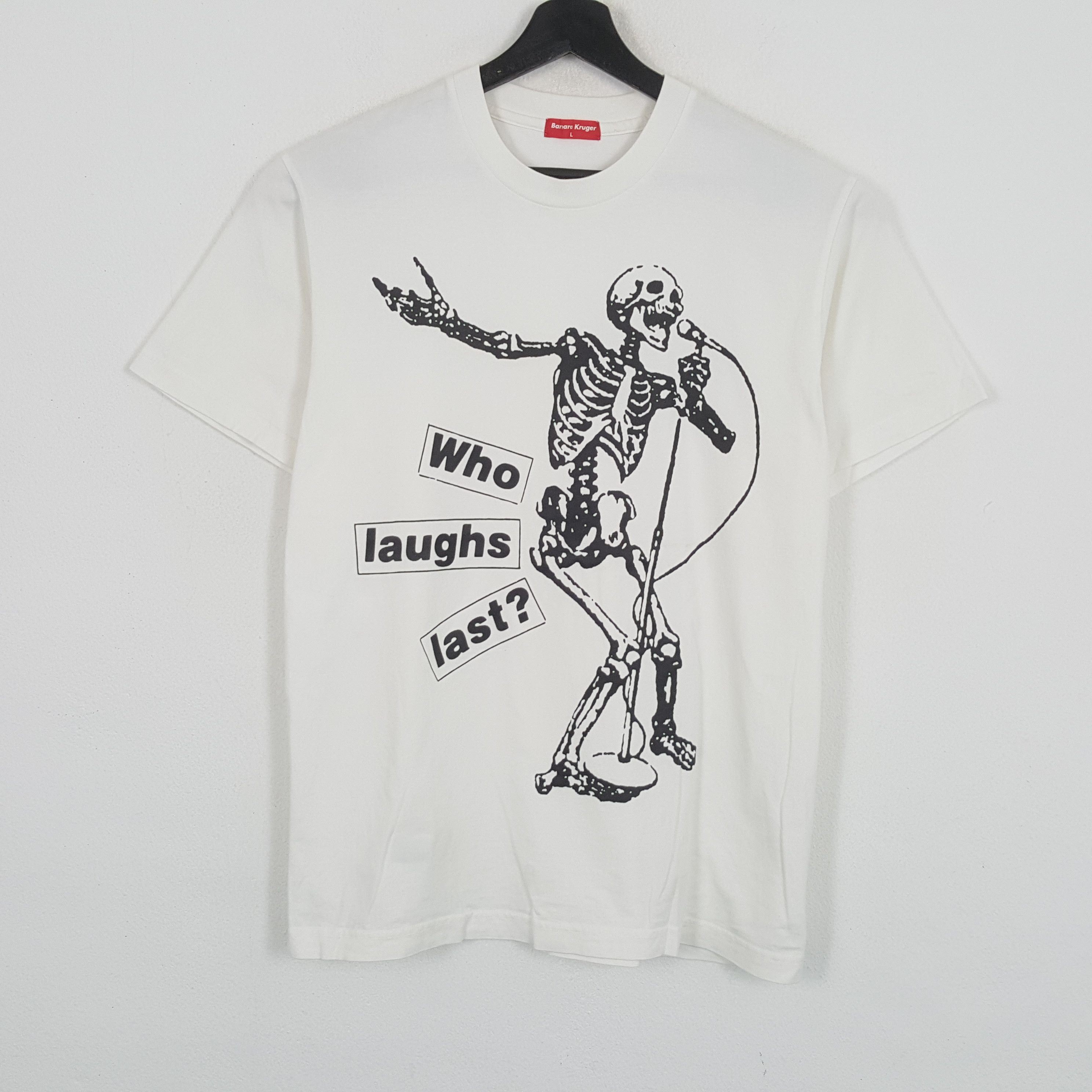 Barbara Kruger × Japanese Brand × Vintage BARBARA KRUGER X Japanese Brand Streetwear Art Tshirt Size US L / EU 52-54 / 3 - 1 Thumbnail