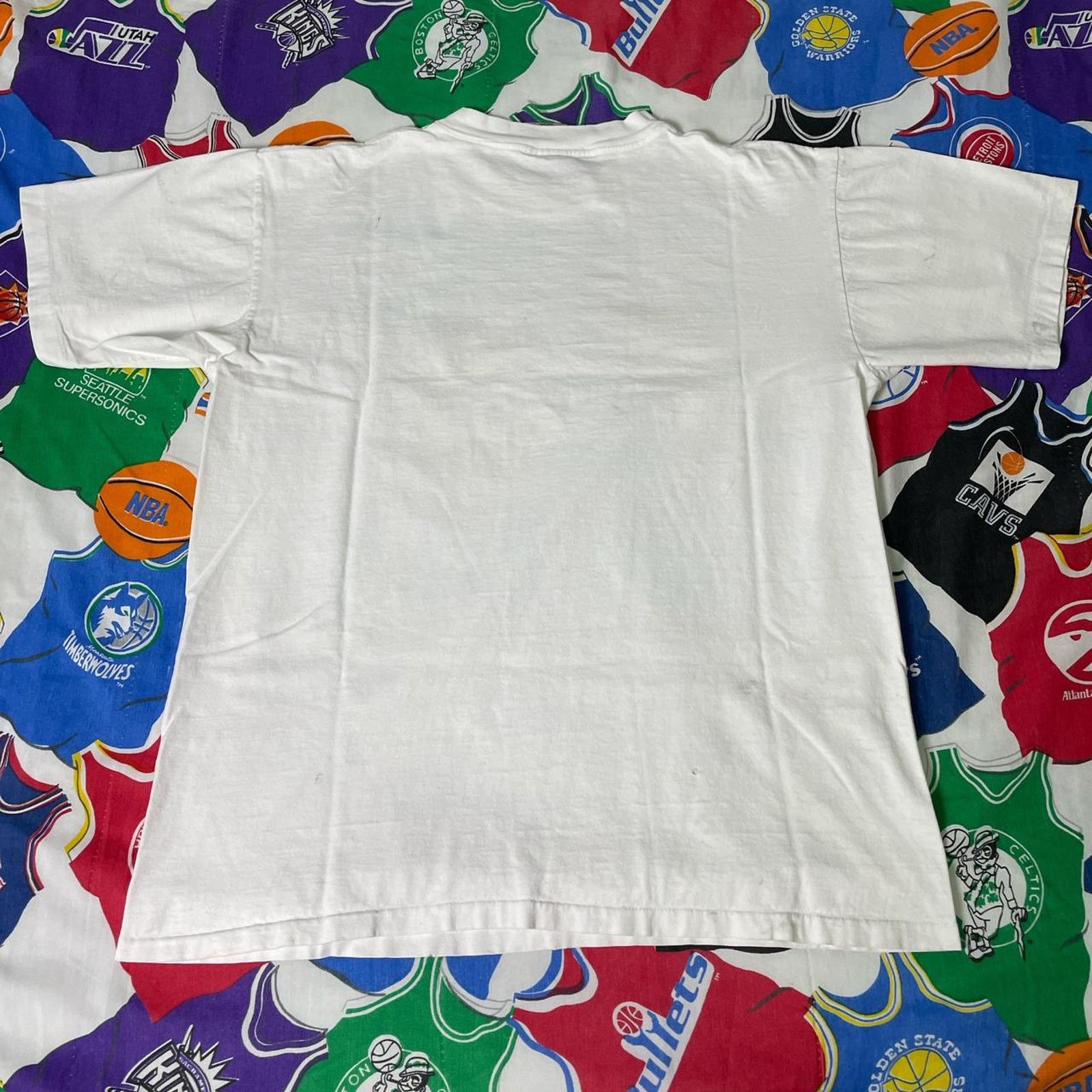 NCAA × Vintage Vintage 90s NCAA UNC Tar Heels North Carolina Basketball Tee Size US L / EU 52-54 / 3 - 2 Thumbnail
