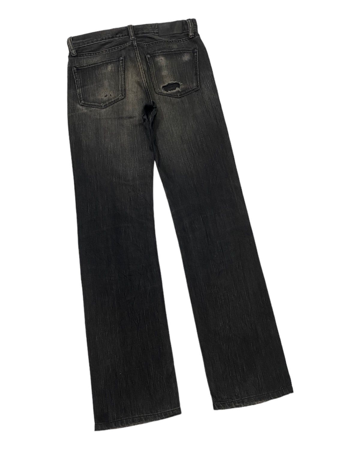 Undercover × Uniqlo UNIQLO JAPAN BLACK BOOTCUT DISTRESS UNDERCOVER STYLE DESIGN Size US 30 / EU 46 - 4 Thumbnail