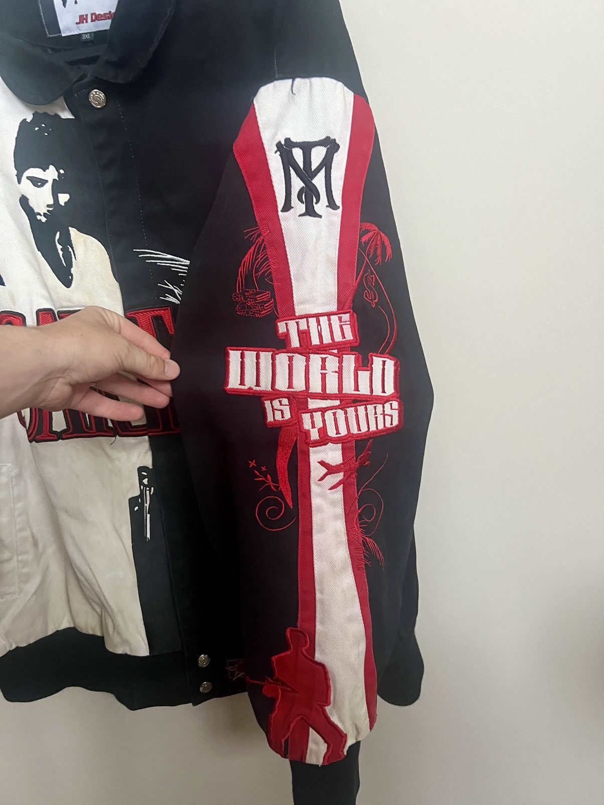 Jeff Hamilton × Vintage Vintage JH Design Jeff Hamilton Scarface Tony Montana Jacket Size US XXL / EU 58 / 5 - 2 Thumbnail