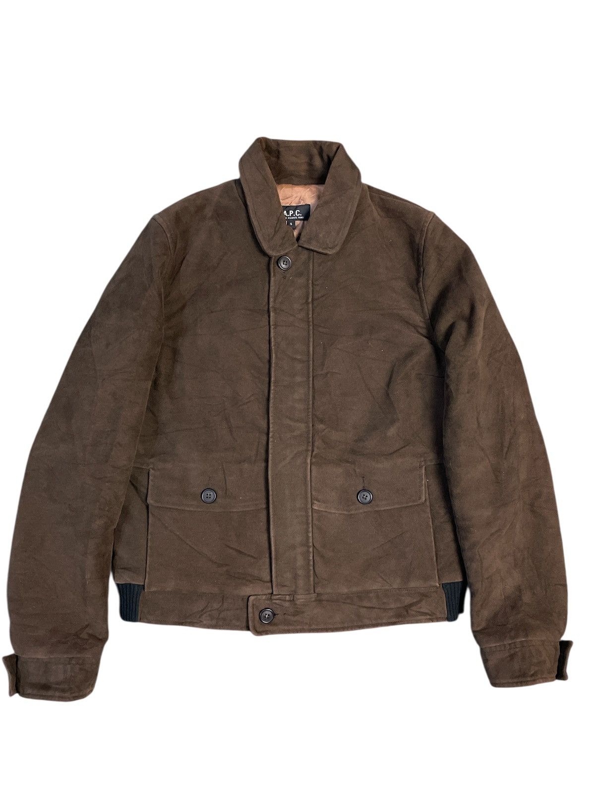 A.P.C. A.P.C Suede Jacket Size US S / EU 44-46 / 1 - 1 Thumbnail