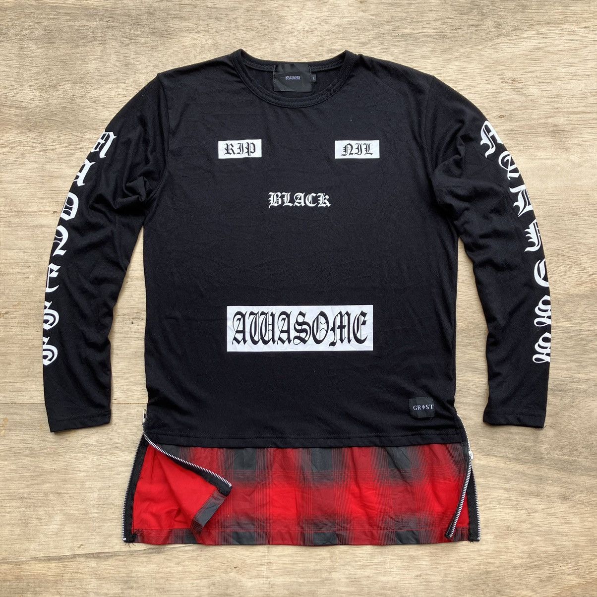 Japanese Brand × Punk and Yo BEAUMERE PUNK GROST LOMG SLEEVE TEE Size US L / EU 52-54 / 3 - 1 Thumbnail