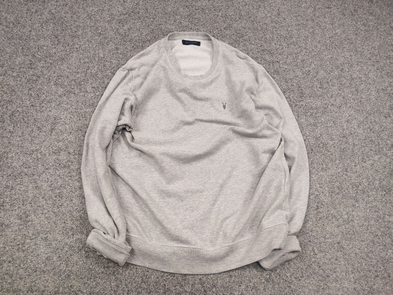 Allsaints Allsaints raven crew neck ramskull Gray Sweatshirt Size US S / EU 44-46 / 1 - 2 Thumbnail