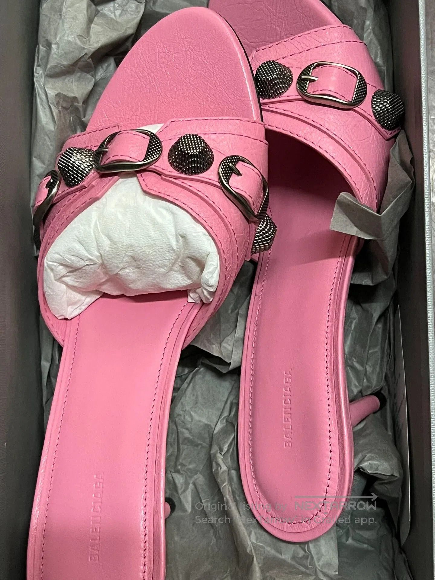 Balenciaga Balenciaga Pink High Heel Sandals. Size US 6 / IT 36 - 1 Thumbnail