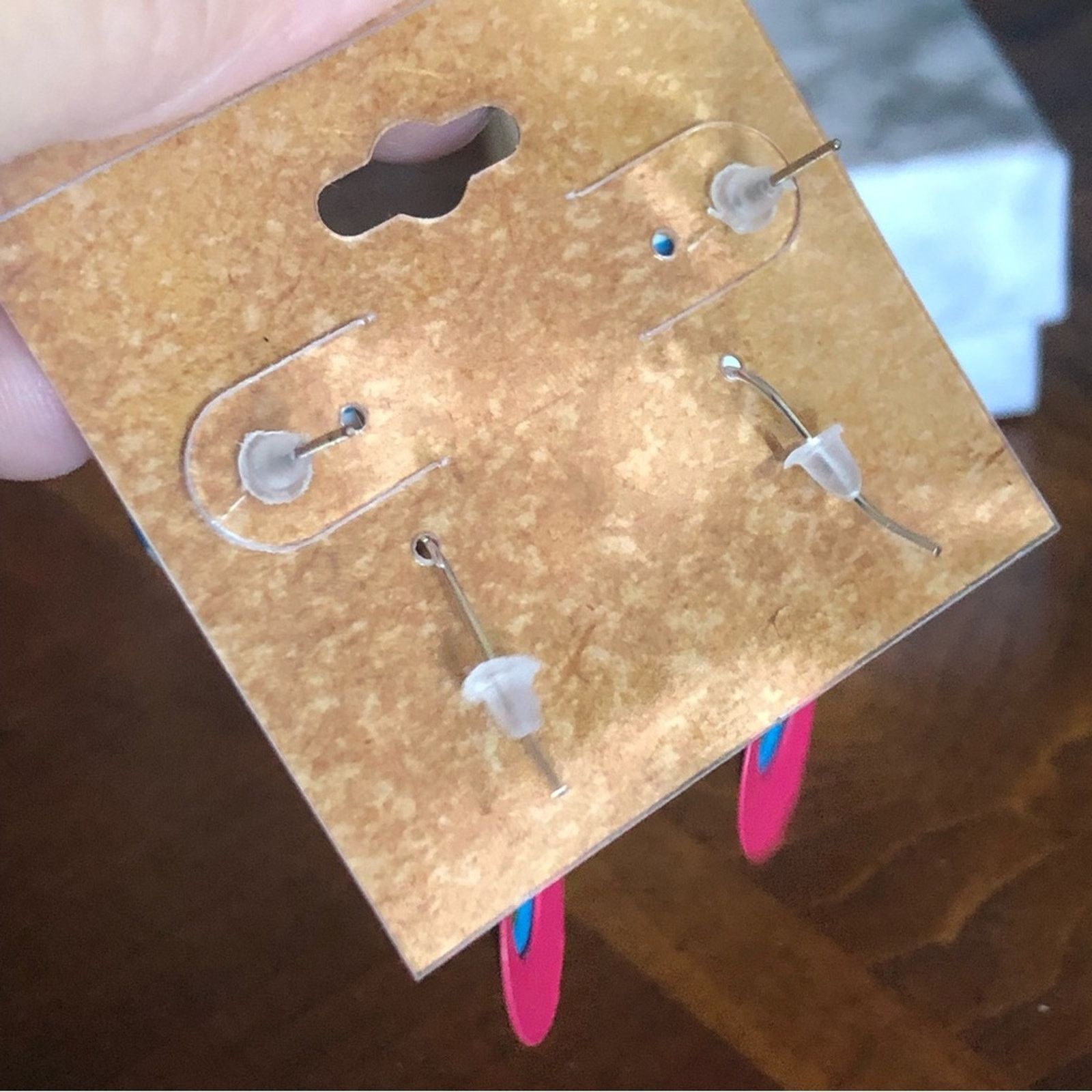 Vintage Set of two pairs of fashion pierced earrings Size ONE SIZE - 3 Thumbnail