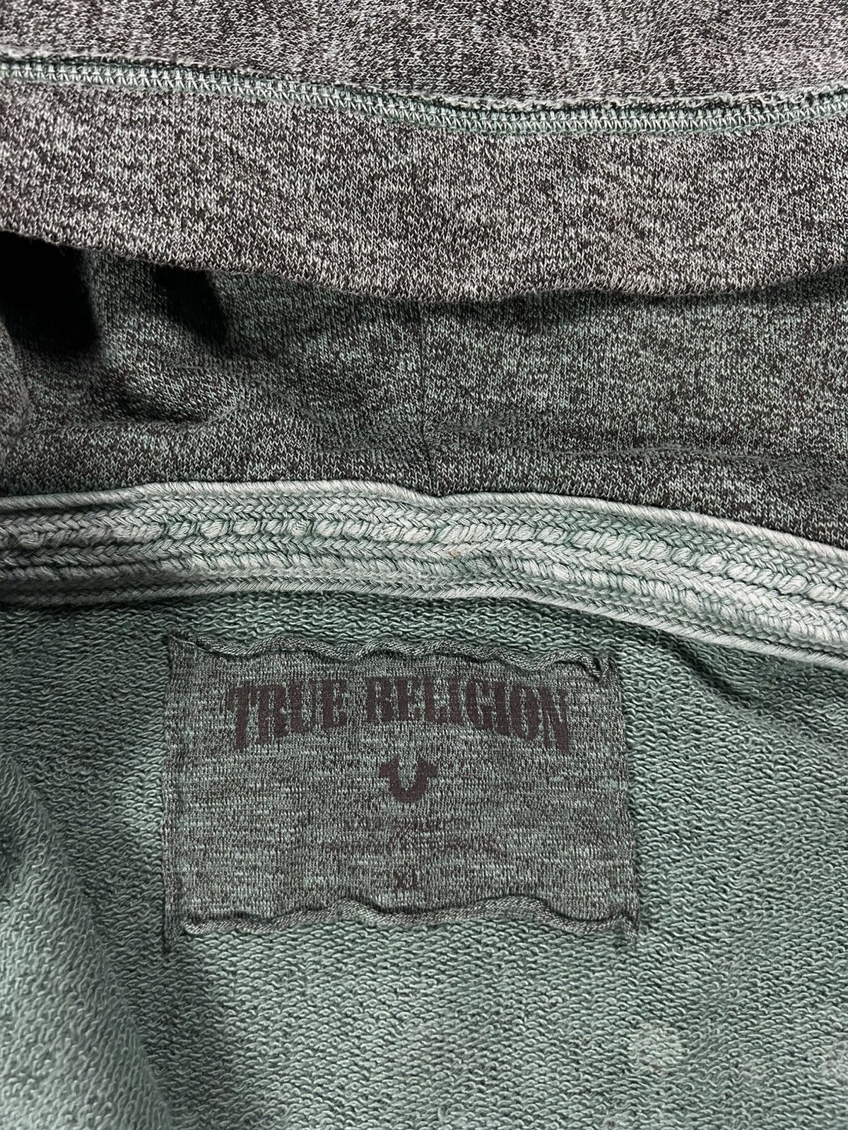 True Religion True Religion zip hoodie vintage Skull Green studded Size US XL / EU 56 / 4 - 5 Thumbnail
