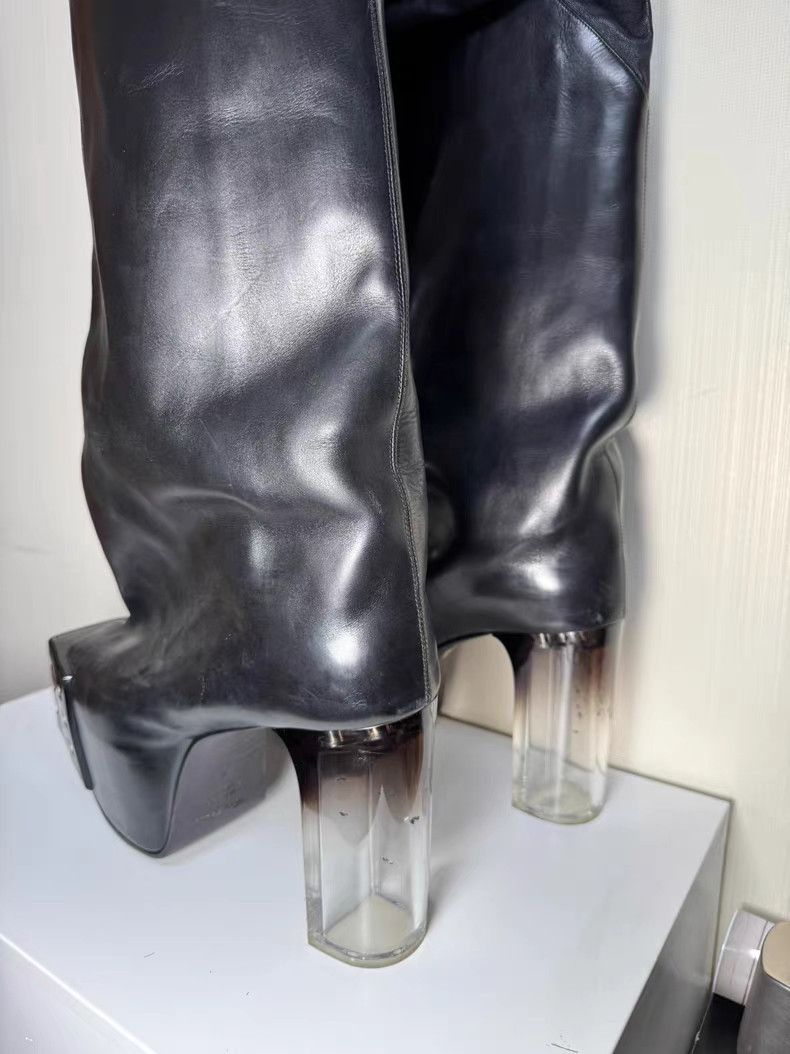 Rick Owens Rick Owens LEGRDE OBLIQUE PLATFORMS Q8 Size US 11 / IT 41 - 4 Thumbnail