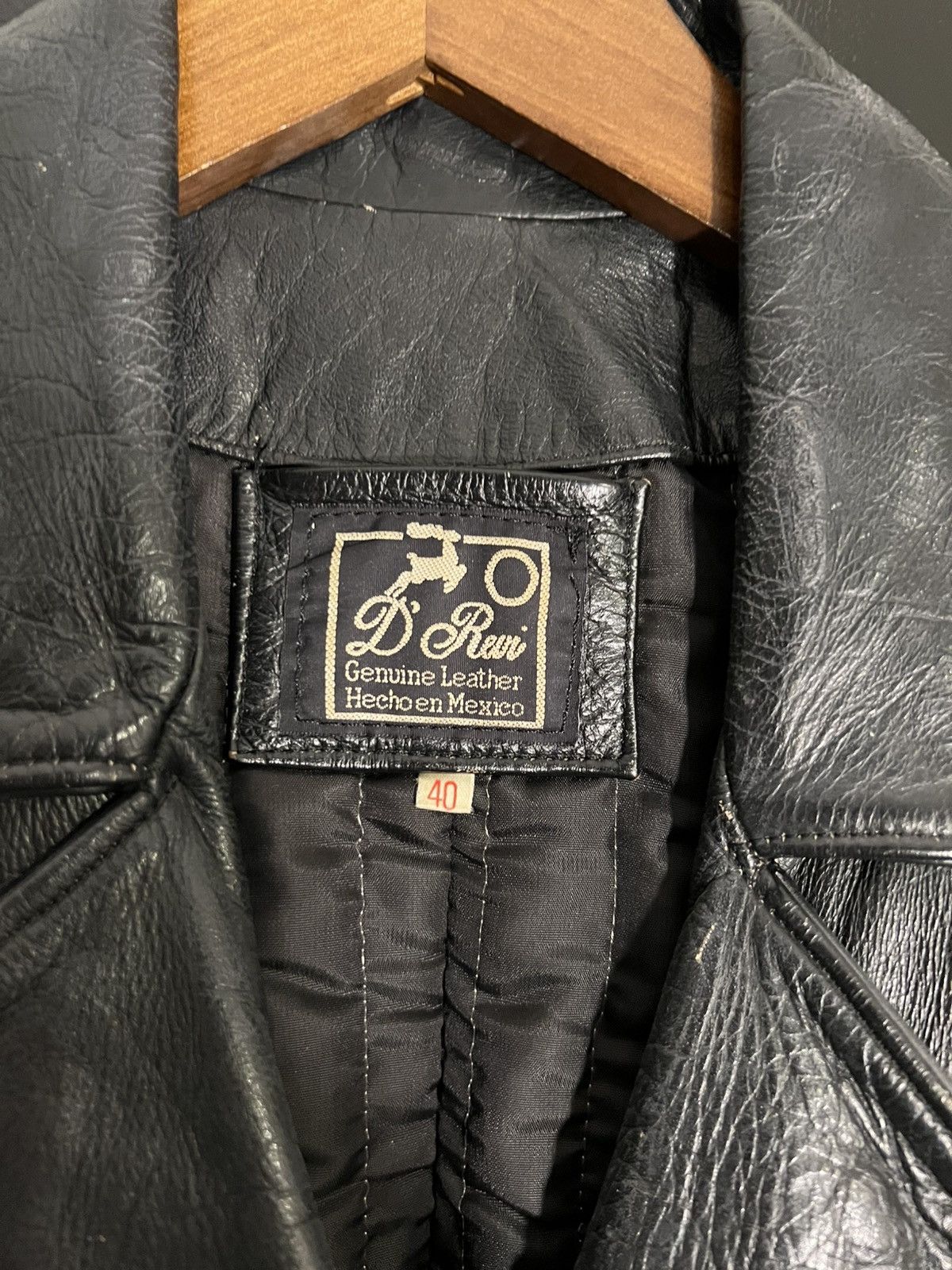 Vintage Black Vintage Leather Jacket Size xs Size US XS / EU 42 / 0 - 2 Thumbnail