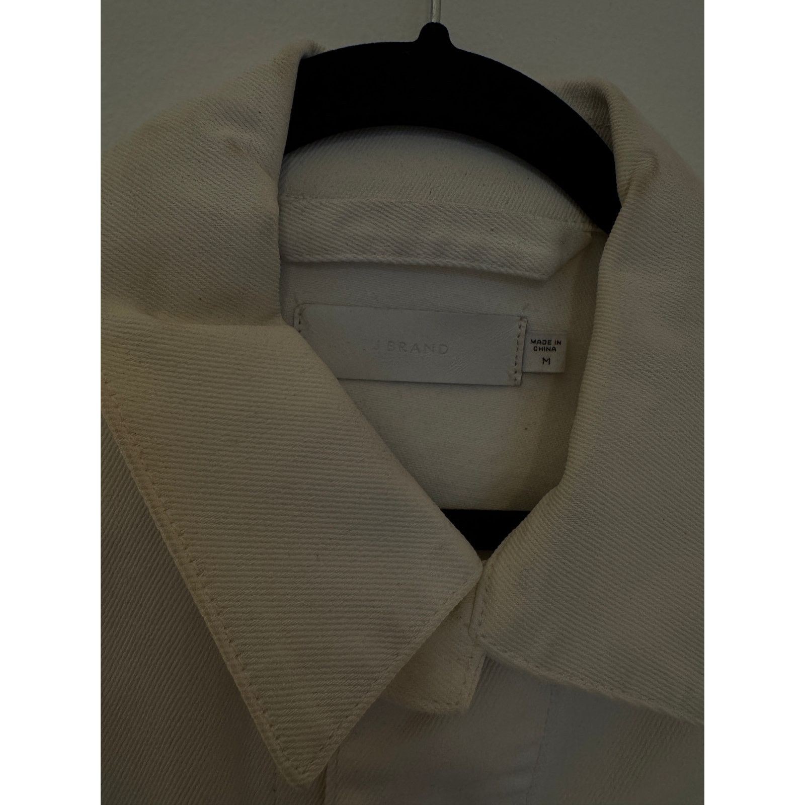 J Brand J Brand Men's White Noah Distressed Denim Jacket Size US M / EU 48-50 / 2 - 3 Thumbnail