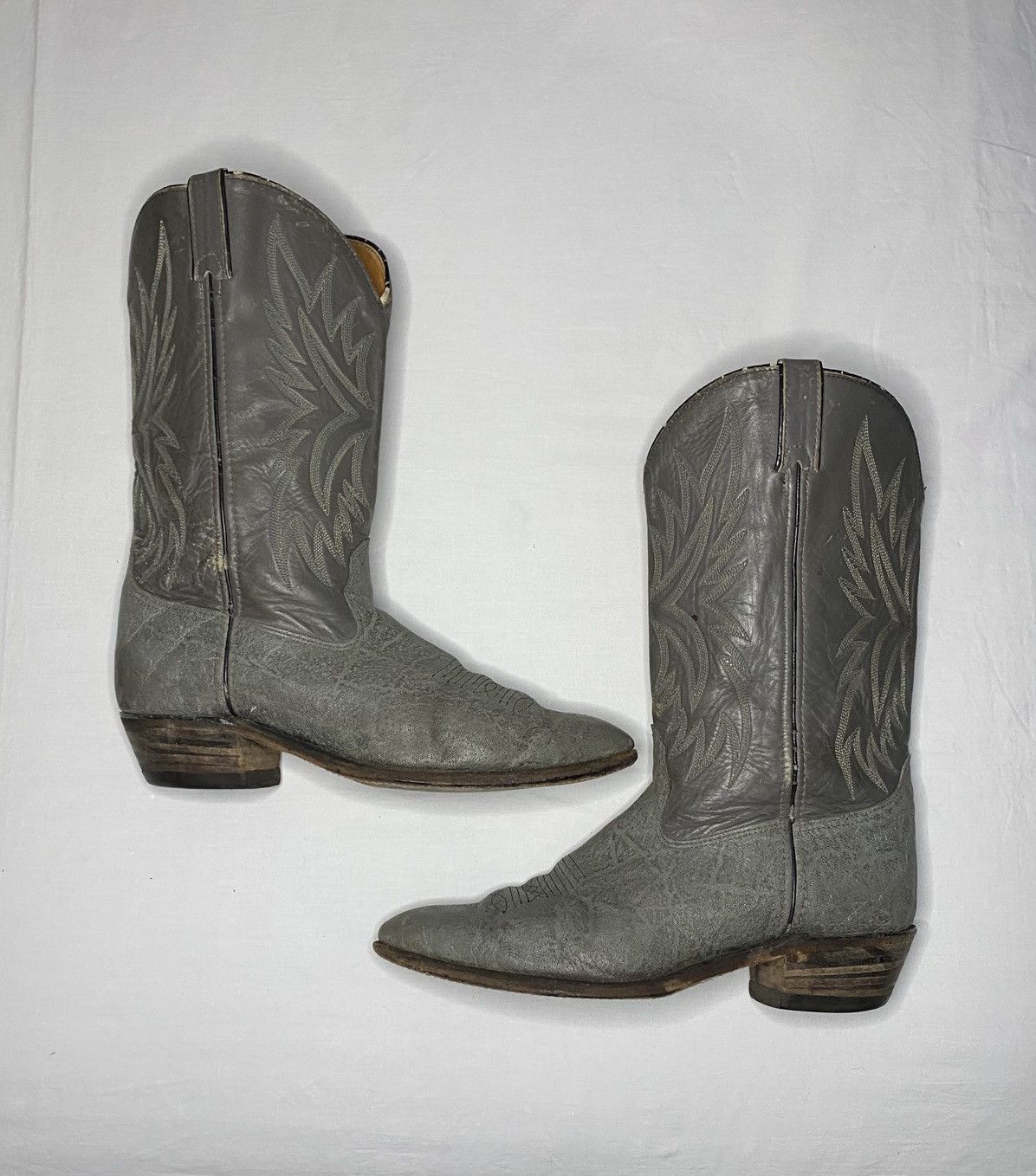 Other Double H Vintage Cowboy Boots Gray Size 12 Mens Size US 12 / EU 45 - 1 Thumbnail