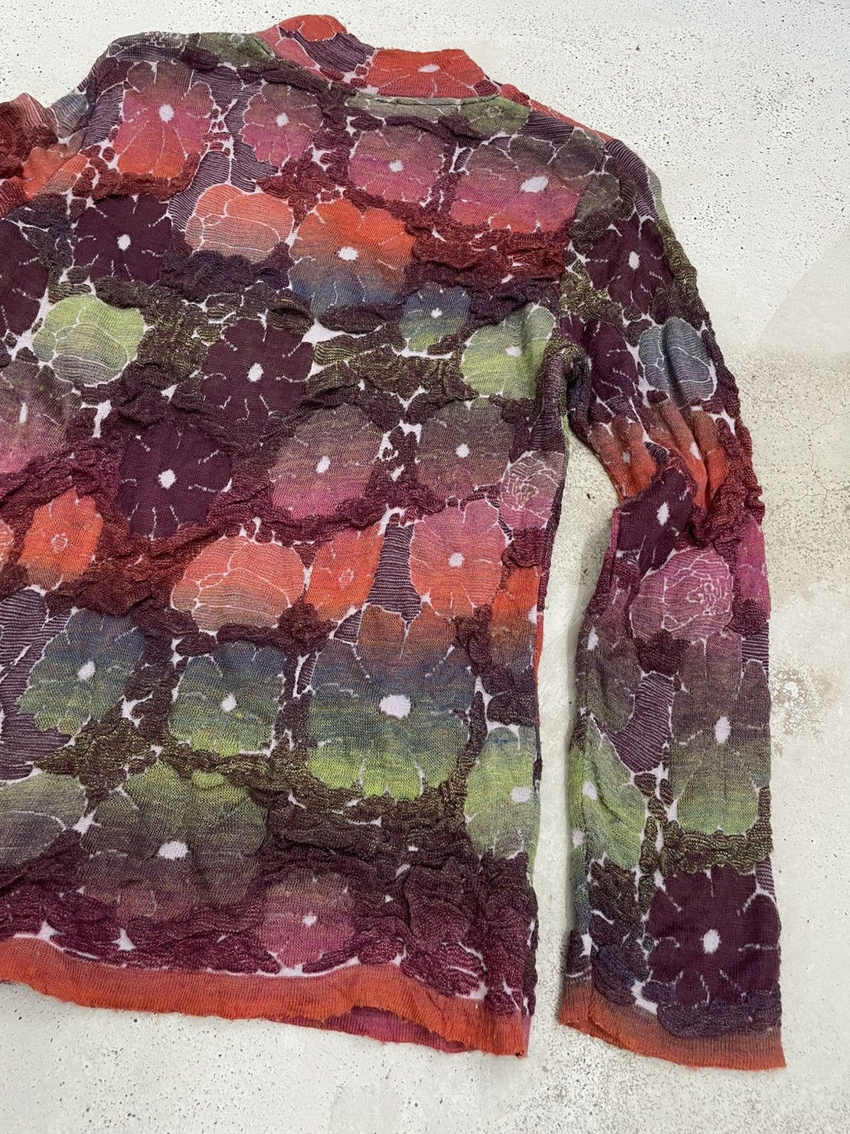 20471120 ECOLE 3D Design Knitted Art Colour Tone Pattern Size US S / EU 44-46 / 1 - 12 Thumbnail