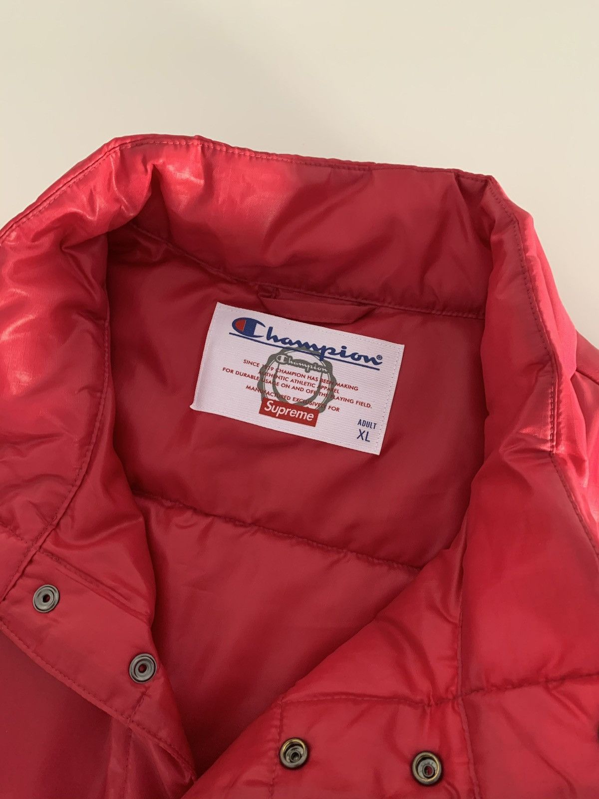 Champion × Supreme SUPREME x Champion puffer vest in XL new Size US XL / EU 56 / 4 - 3 Thumbnail