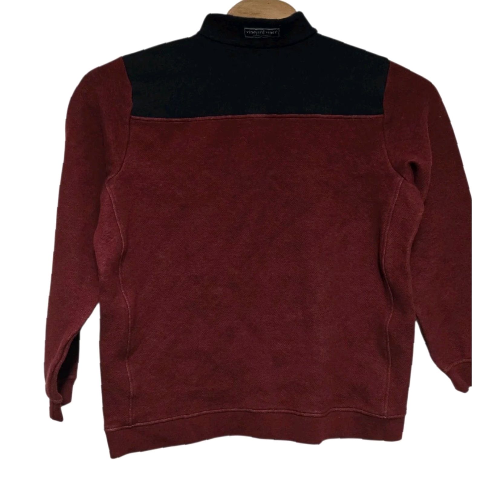 Vineyard Vines Vineyard Vines The Shep Shirt 1/4 Zip Pullover Burgundy Men's Large Shirt Size US L / EU 52-54 / 3 - 3 Thumbnail