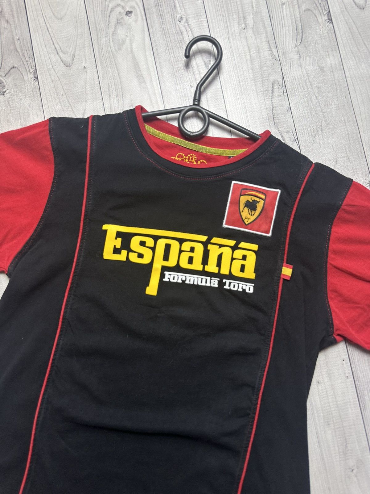 Vintage Vintage Spain racing tee logo like Ferrari size S Size US S / EU 44-46 / 1 - 2 Thumbnail