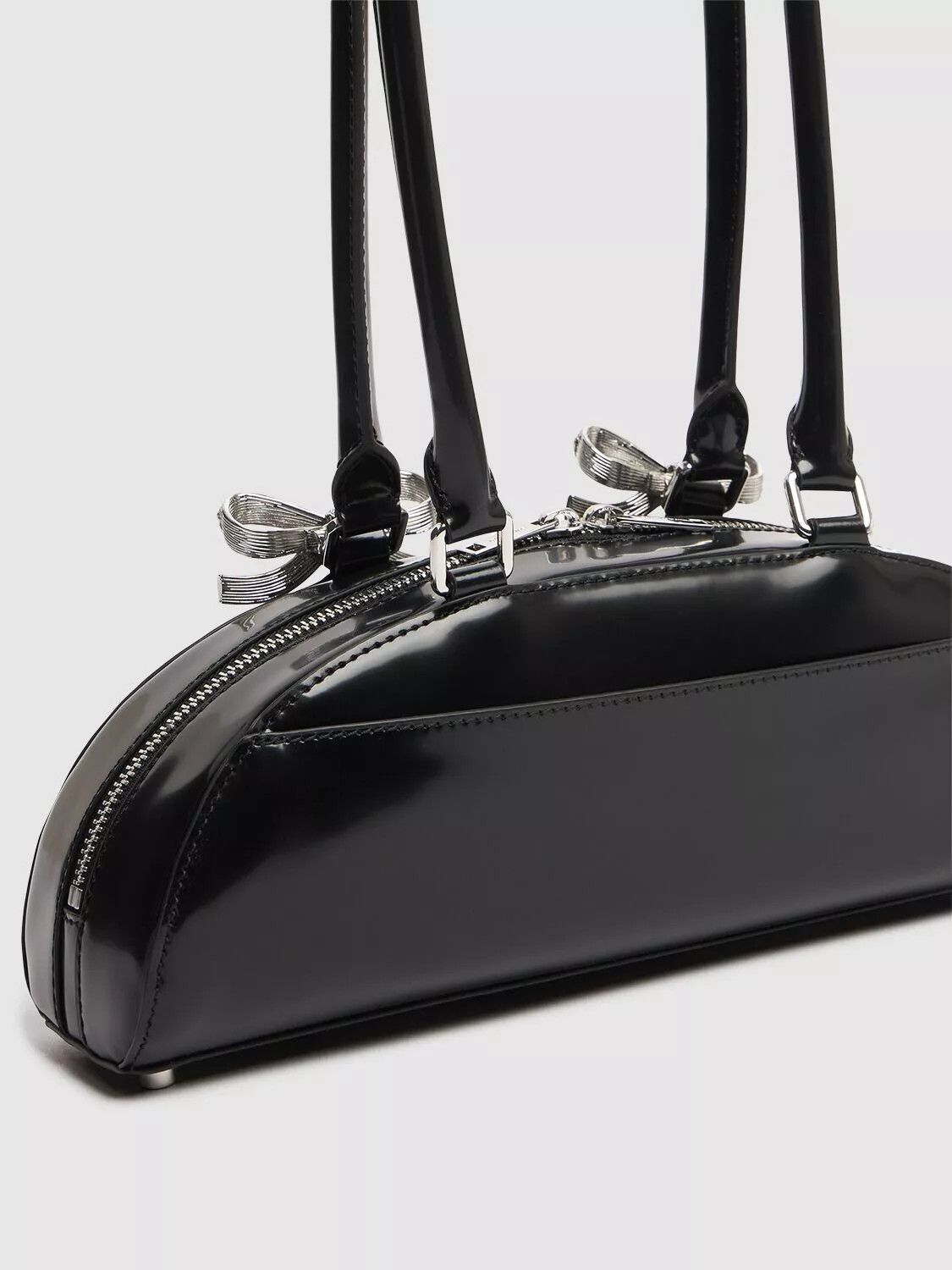 Self-Portrait SELF-PORTRAIT Black Leather Top Handle Bag New/Authentic Size ONE SIZE - 4 Thumbnail