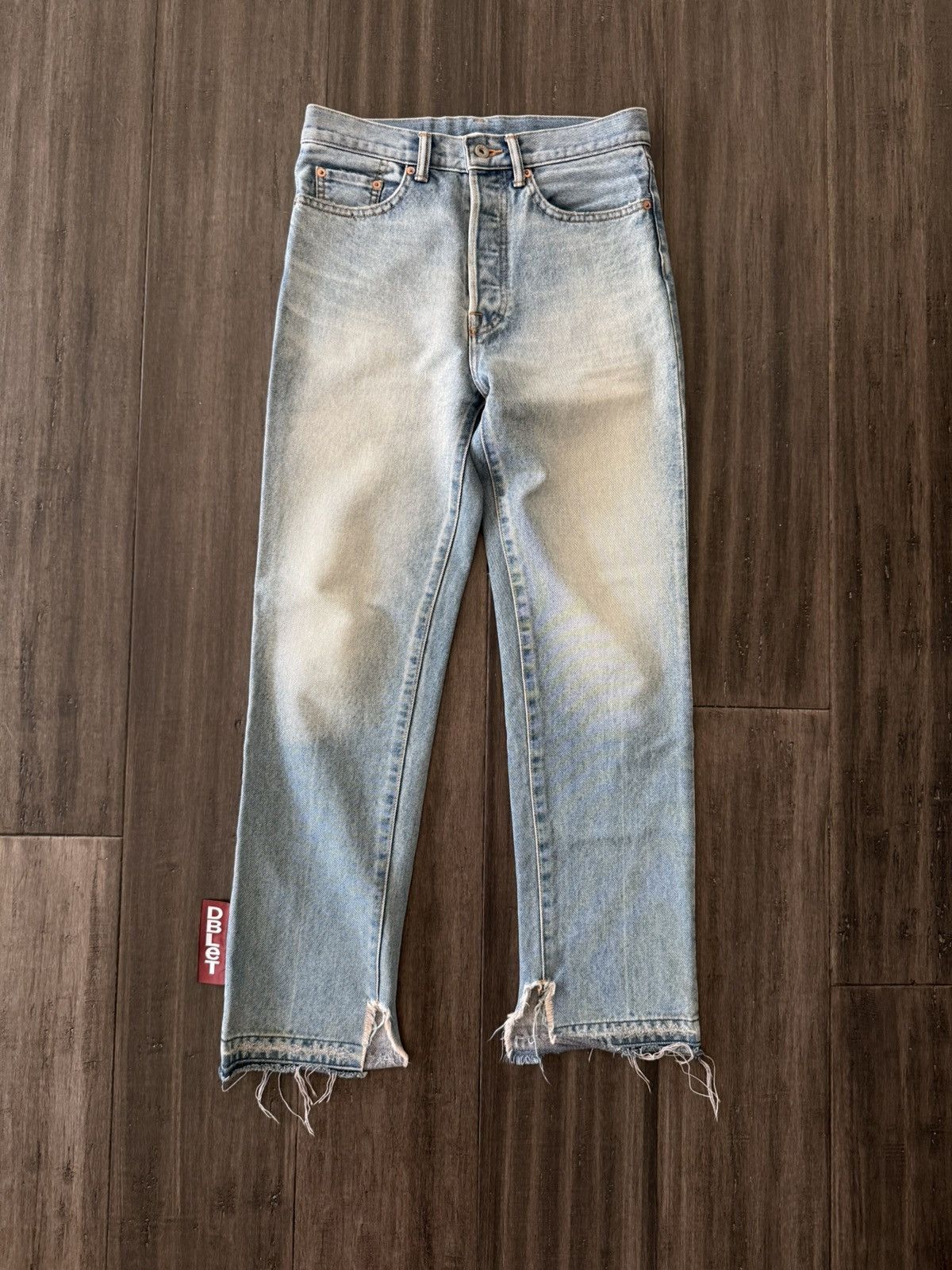 Doublet 22SS My Way Recycle Denim Straight Pants Small Size US 29 - 1 Thumbnail