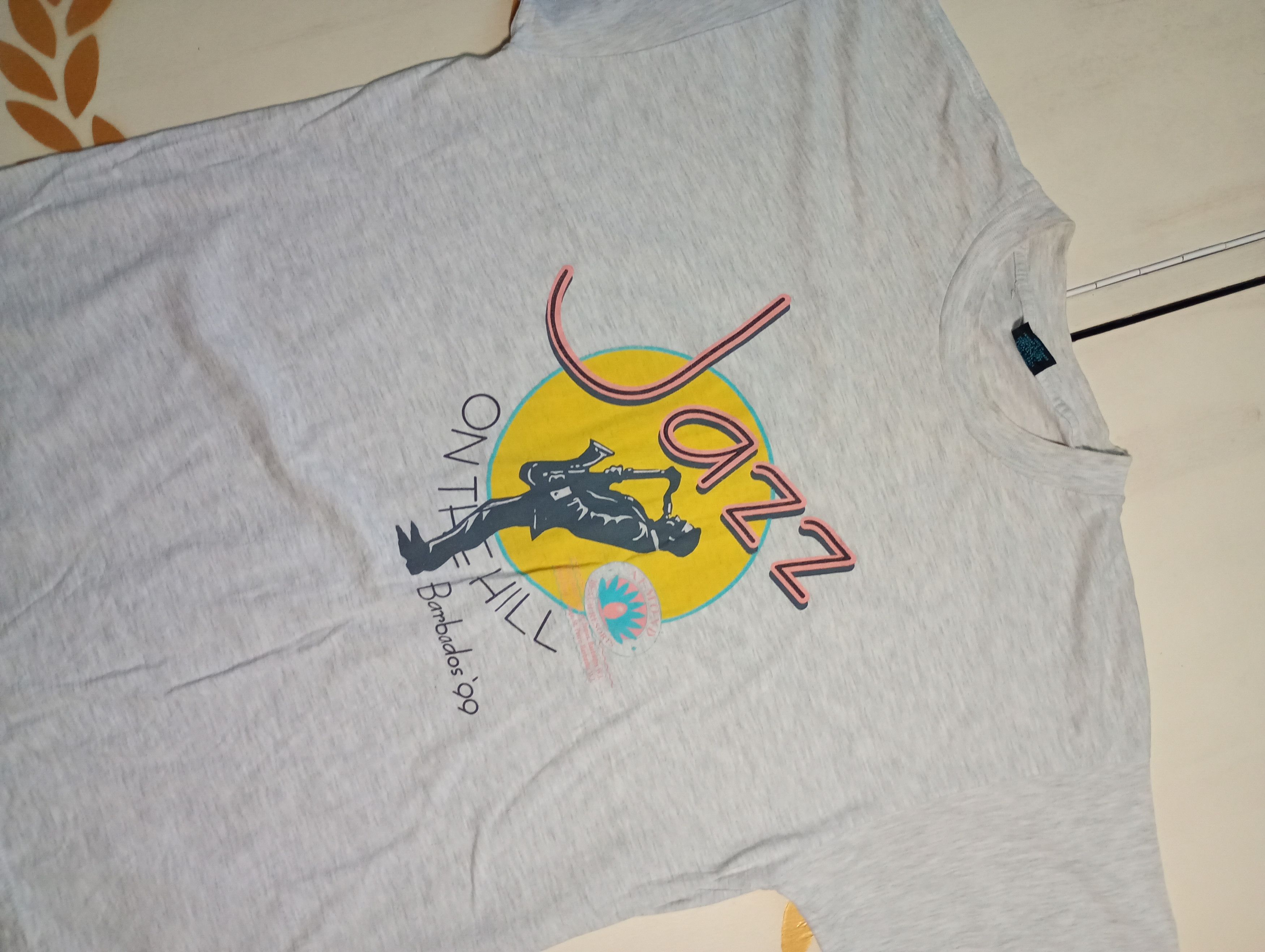 Vintage Jazz On The Hill Barbados'99 T-Shirt Size US XXL / EU 58 / 5 - 5 Thumbnail