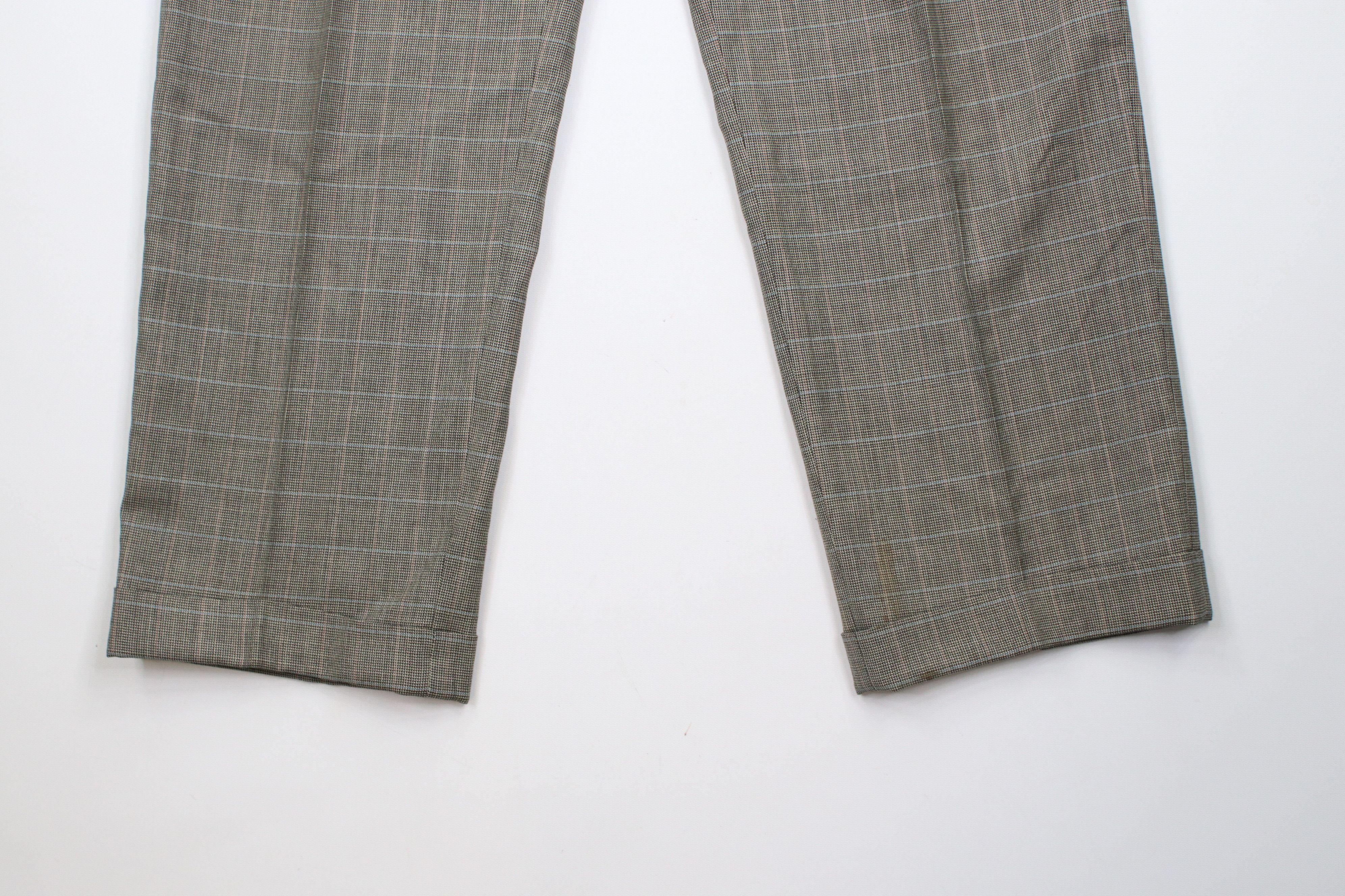 Vintage Vintage 90s Streetwear Wide Leg Chino Pants Houndstooth Size US 34 / EU 50 - 4 Thumbnail