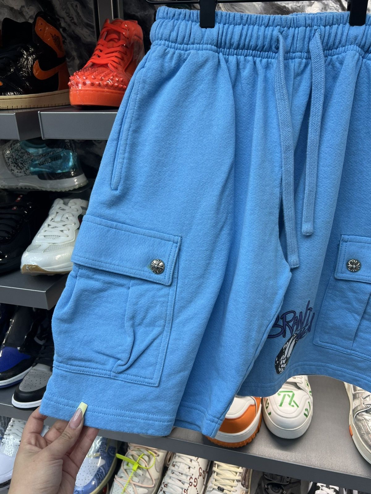 Chrome Hearts Chrome Hearts x Matty Boy “Brain New” Cargo Shorts Size US 30 / EU 46 - 3 Thumbnail