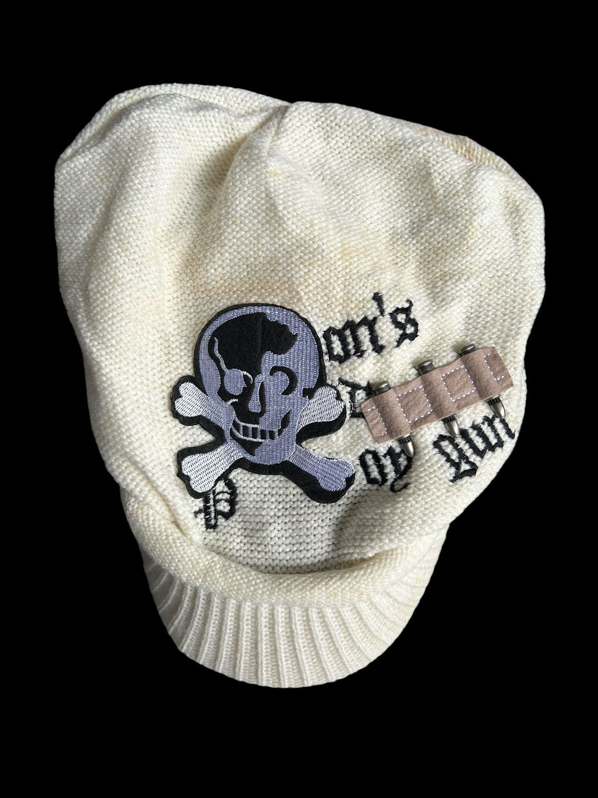 14th Addiction × Japanese Brand × Le Grande Bleu (L.G.B.) Skull Japanese Punk Bondage Style Big Hats ☠️☠️🎌 Size ONE SIZE - 14 Thumbnail