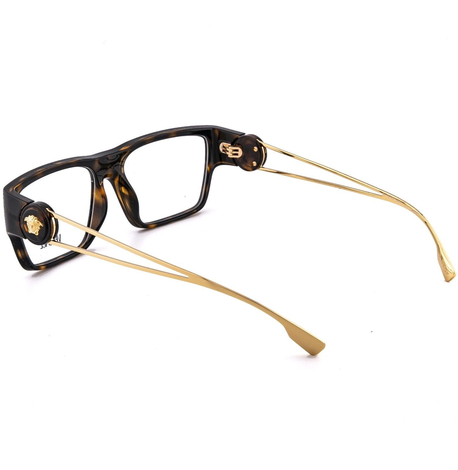 Versace VERSACE VE3359 3359 SAFETY PIN Medusa Brown Gold Optical Size ONE SIZE - 4 Thumbnail