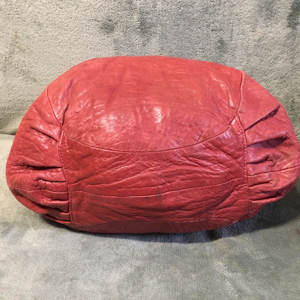 Gerard Darel Gerard Darel Lamb Leather Red Shoulder Hobo Bag Size ONE SIZE - 6 Thumbnail