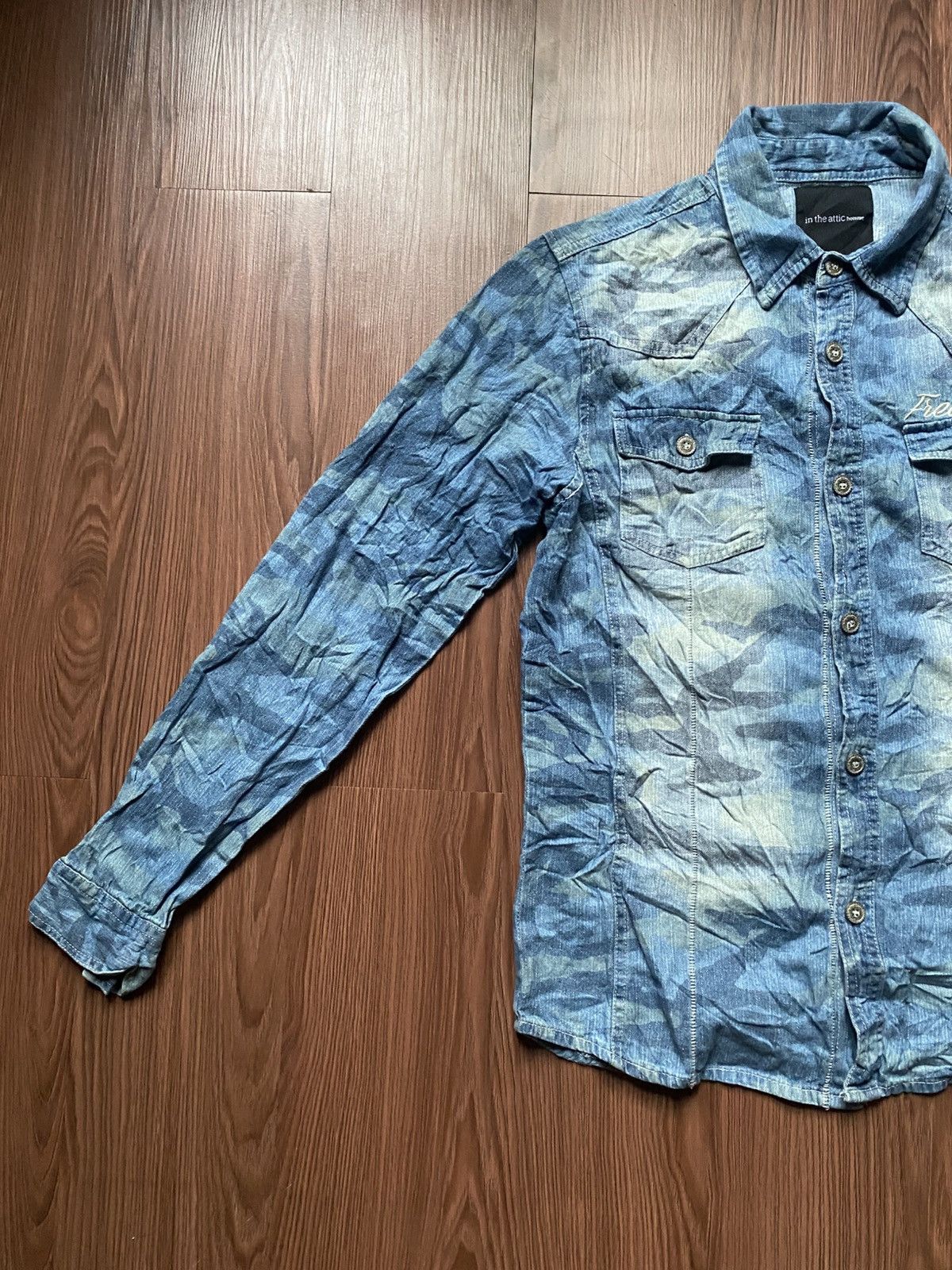 In The Attic In the attic homme button up denim shirt Size US L / EU 52-54 / 3 - 4 Thumbnail