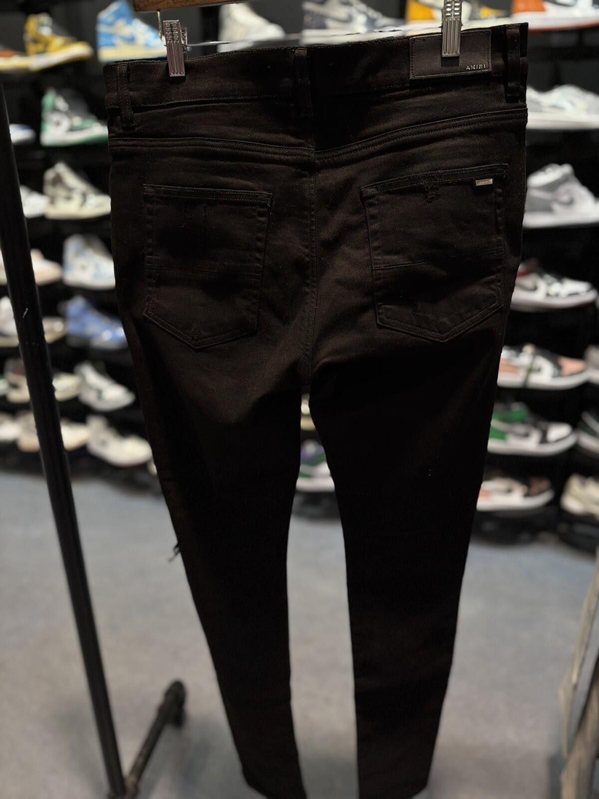 Amiri Size 33 - Amiri Black Pants MX1 Black Patch Jeans Size US 33 - 10 Thumbnail