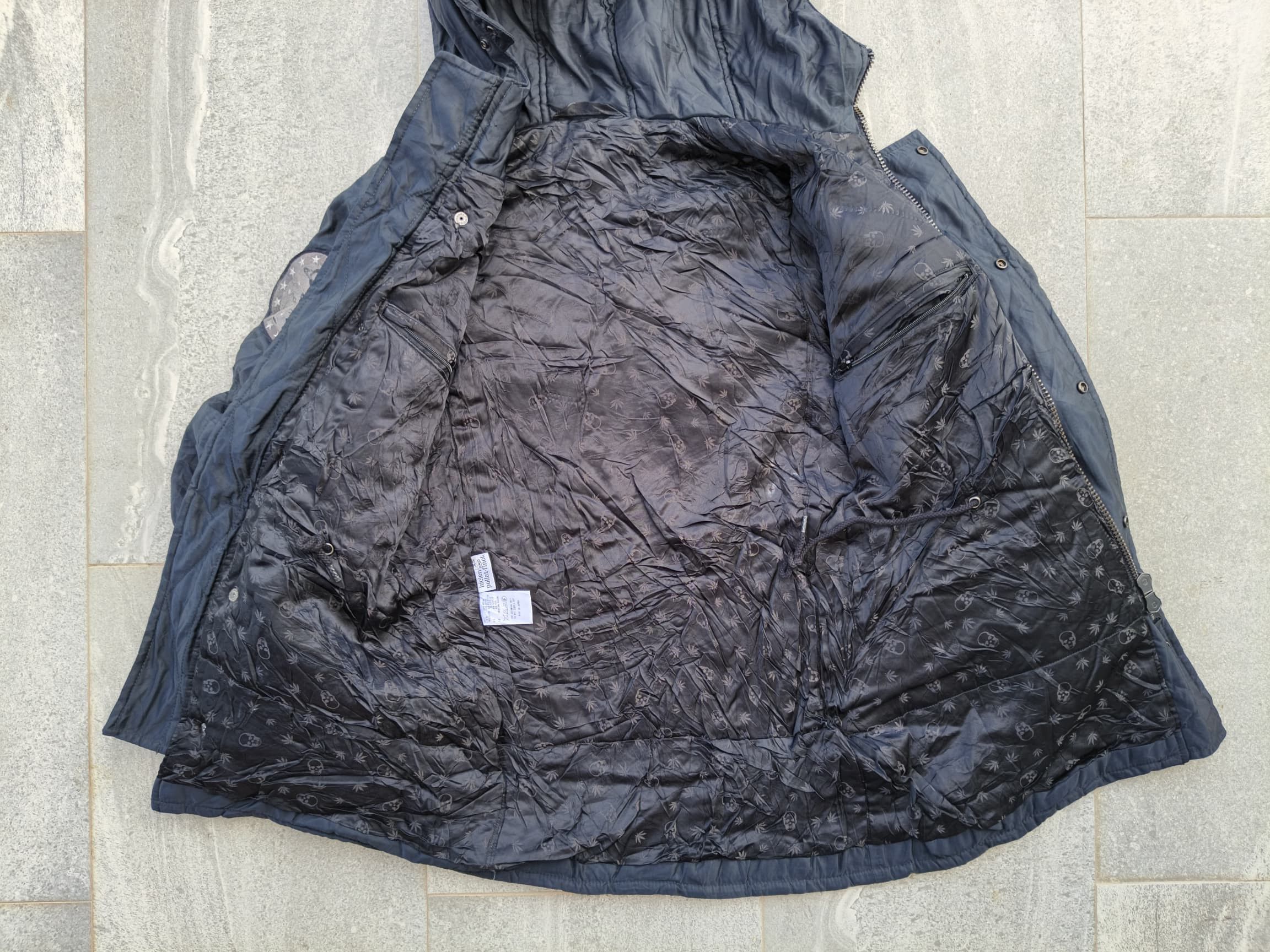 Lucien Pellat-Finet Lucien Pellat-Finet Skull Patched Hooded Bomber Jacket Size US XS / EU 42 / 0 - 16 Thumbnail
