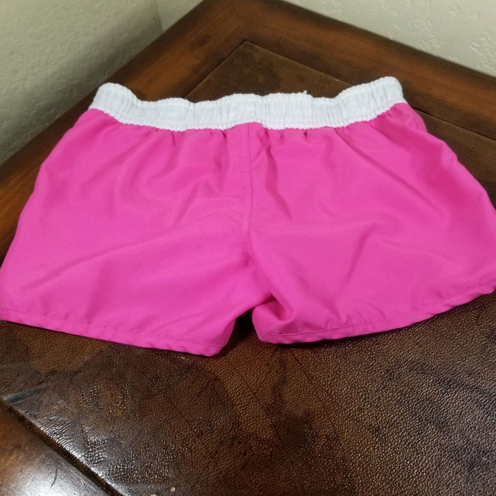 Ocean Pacific Neon Pink Surf Swim Board Shorts W/White Trim Ocean Pacific OP Small (6-6X) Short Teens S Pink Ocean Pacific Neon Beach Summer Activewear Size 28" / US 6 / IT 42 - 5 Thumbnail
