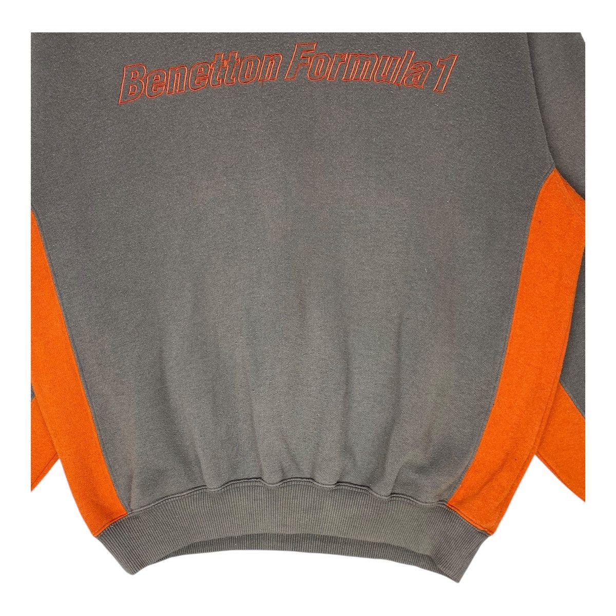 Benetton Vintage Benetton Formula 1 Racing Team Sweatshirt Spellout Size US L / EU 52-54 / 3 - 5 Thumbnail