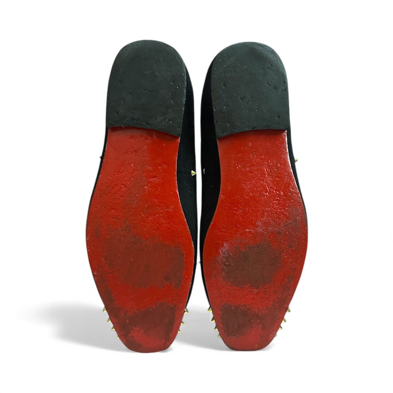 Christian Louboutin Black Suede Christian Louboutin Spikes Slip on Casual Loafer Size US 10 / EU 43 - 10 Thumbnail