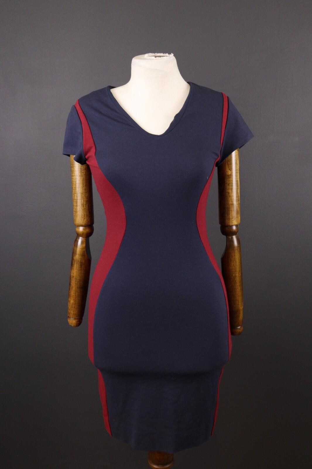 Diane von Furstenberg Diane von Furstenberg Blue Bodycon Midi Dress Size 2 Size XS / US 0-2 / IT 36-38 - 1 Thumbnail