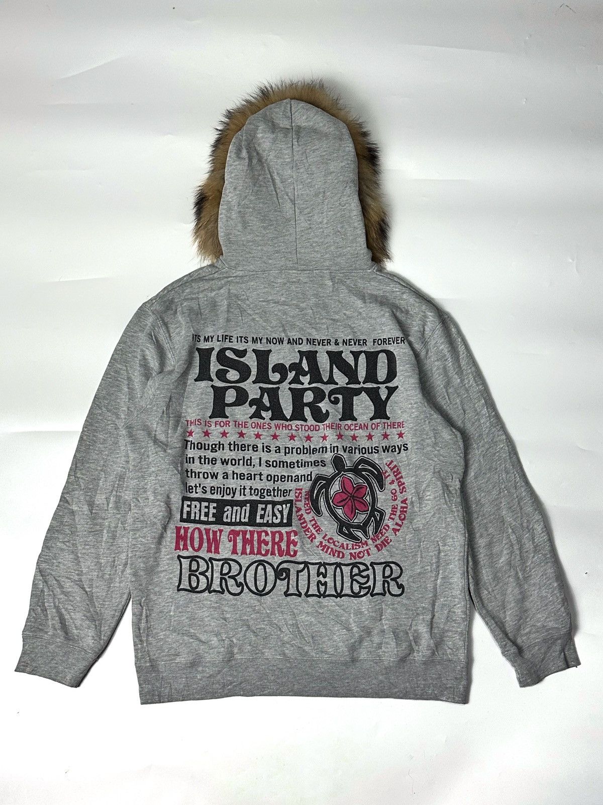 If Six Was Nine Faux Fur Hoodie Poem DopeH Size US L / EU 52-54 / 3 - 3 Thumbnail