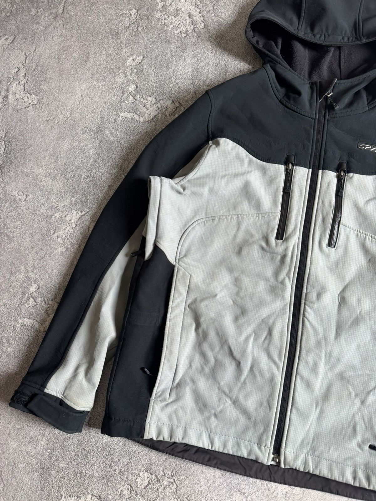 Spyder Spyder L outdoor Softshell jacket hooded zip gorpcore Size US L / EU 52-54 / 3 - 8 Thumbnail