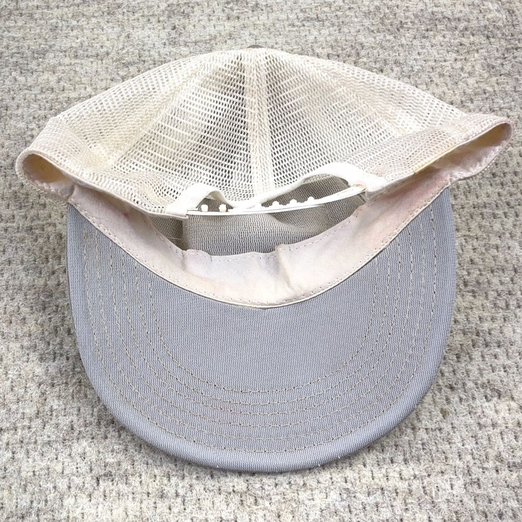 Vintage VINTAGE Election Trucker Hat Cap Made In USA Republican 80s Elephant Convention Hat Adjustable Gray Men Size ONE SIZE - 4 Thumbnail