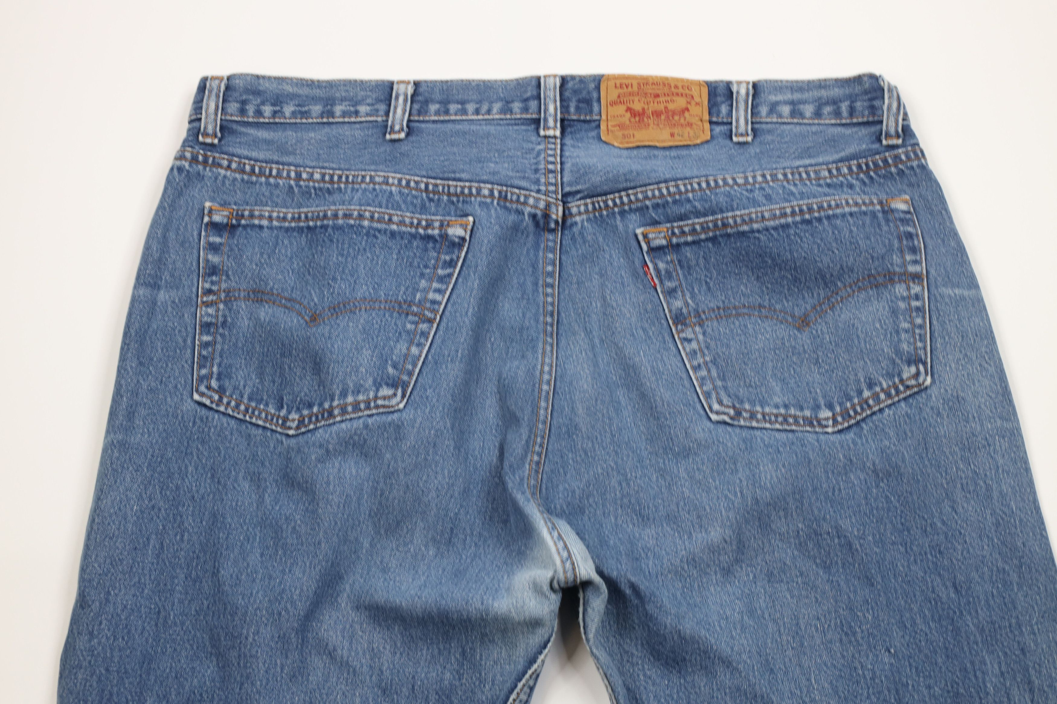 Levi's Vintage 90s Levis 501xx Button Fly Original Fit Jeans USA Size US 42 / EU 58 - 11 Thumbnail