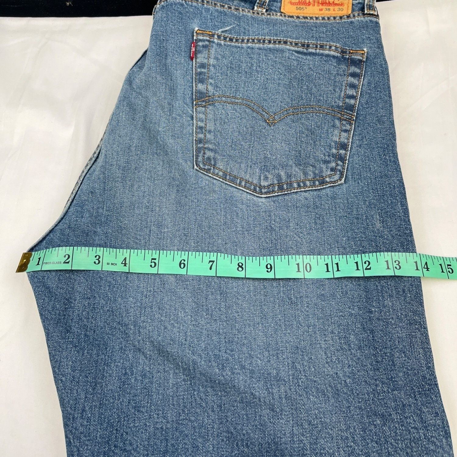 Levi's Levi's 505 Men's Blue Jeans/Straight Leg 38x30 SKU 4061 Size US 38 / EU 54 - 8 Thumbnail
