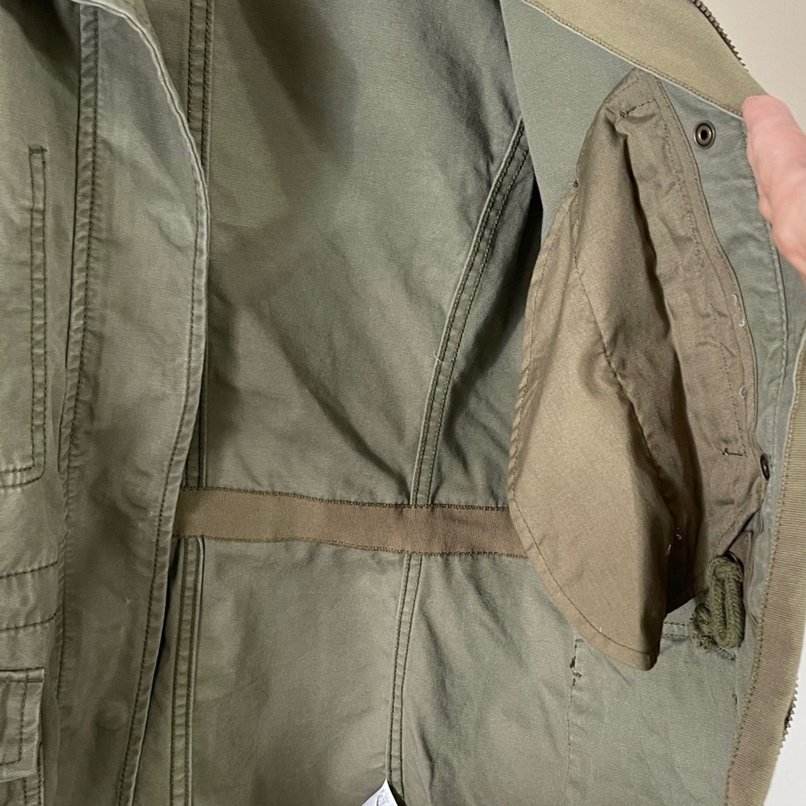 Madewell Madewell Olive Green Utility Cargo Fleet Jacket XS Size XS / US 0-2 / IT 36-38 - 8 Thumbnail