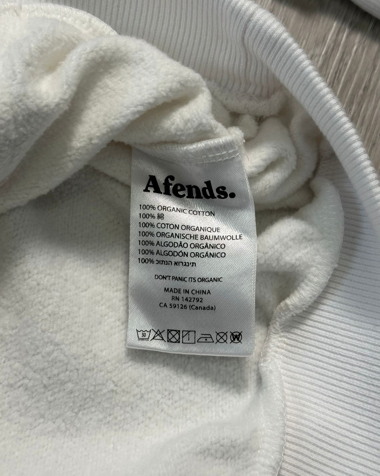 Afends NWT Afends - Utopia - Men's White Organic Hoodie - Medium Size US M / EU 48-50 / 2 - 12 Thumbnail