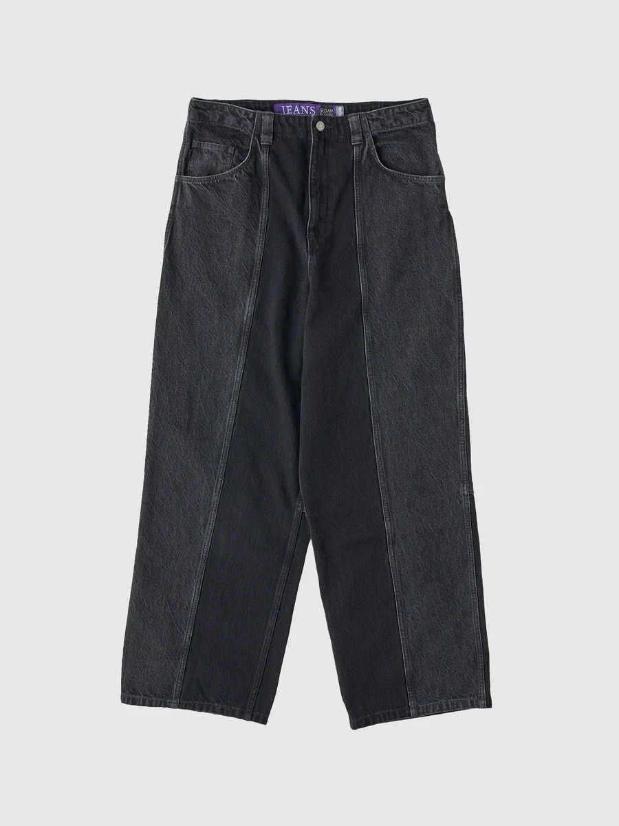 Japanese Brand Sedan All-Purpose Two Tone Wide Jeans Size US 34 / EU 50 - 2 Thumbnail