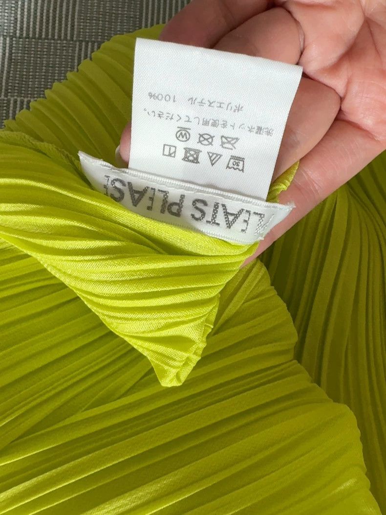 Issey Miyake issey miyake size:4 Yellow short-sleeved shirt 2506-Nextar Size XXS / US 00 / IT 34 - 2 Thumbnail