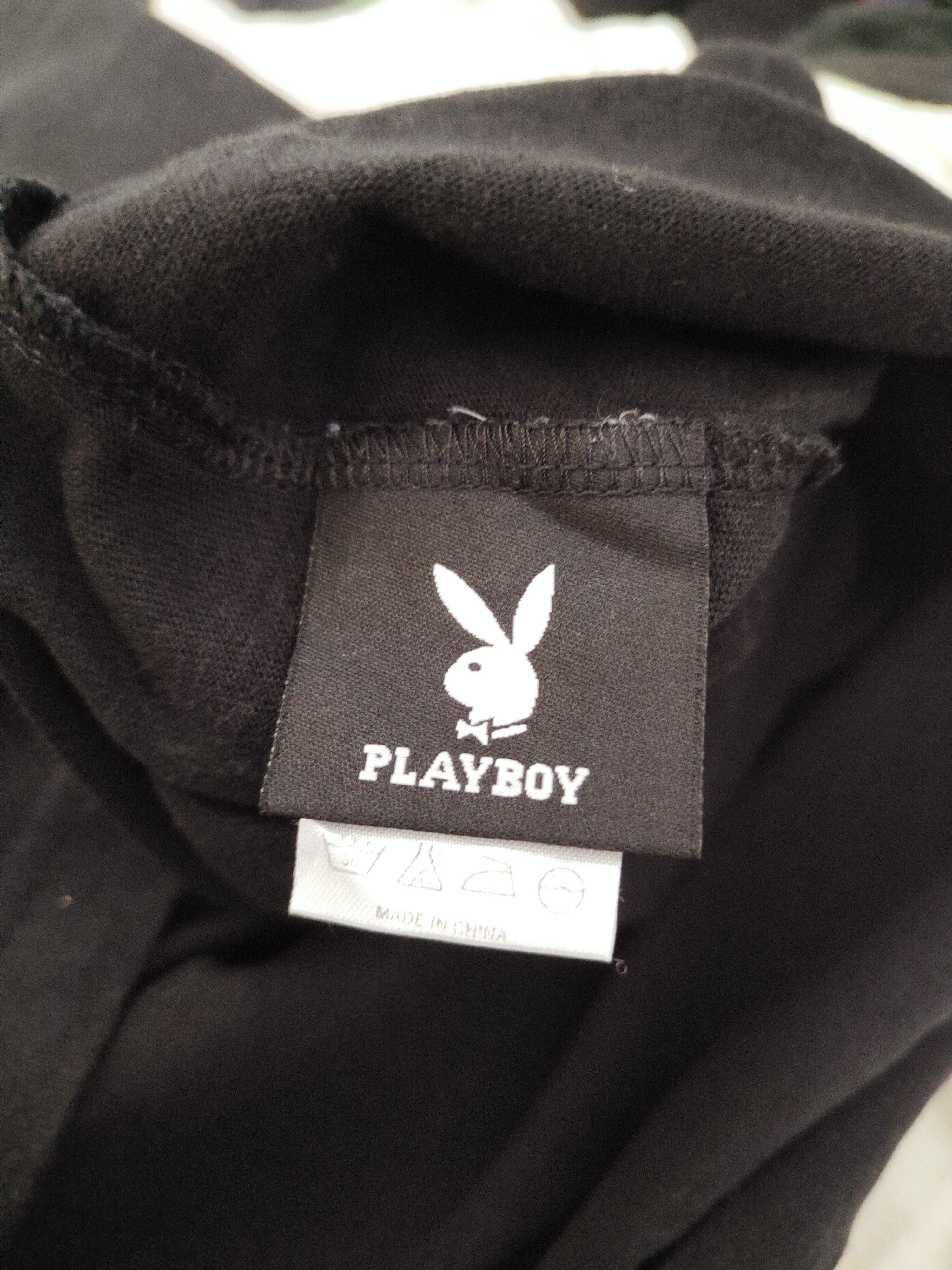 Playboy New Era Black Playboy Short Sleeve T-shirts #W414 Size US L / EU 52-54 / 3 - 13 Thumbnail