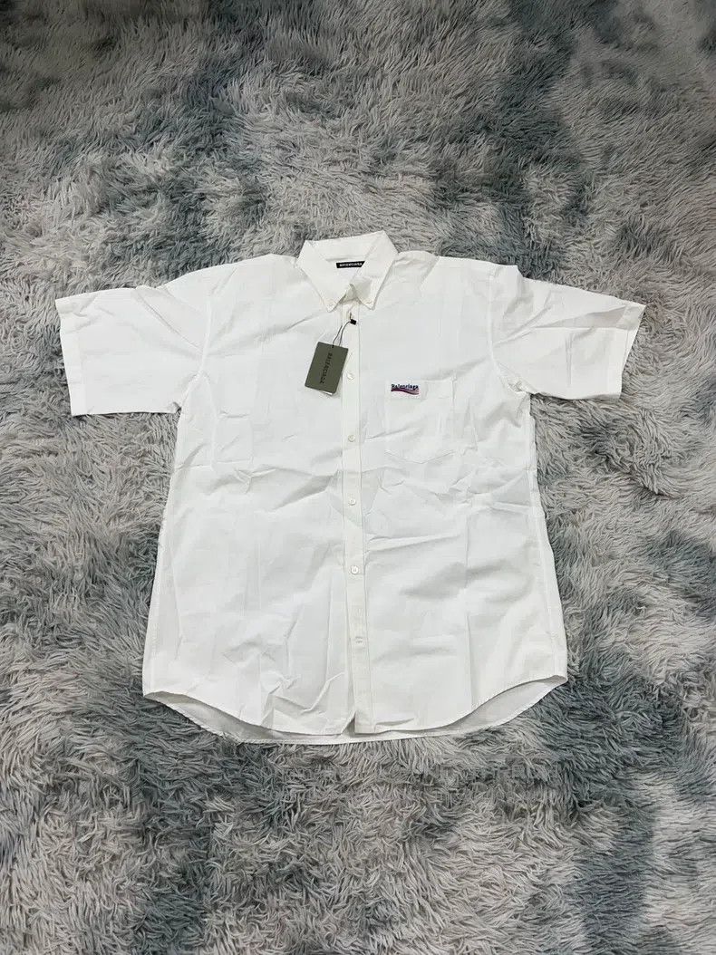 Balenciaga Balenciaga size 40 Embroidered Wave Shirt Size US XS / EU 42 / 0 - 1 Thumbnail