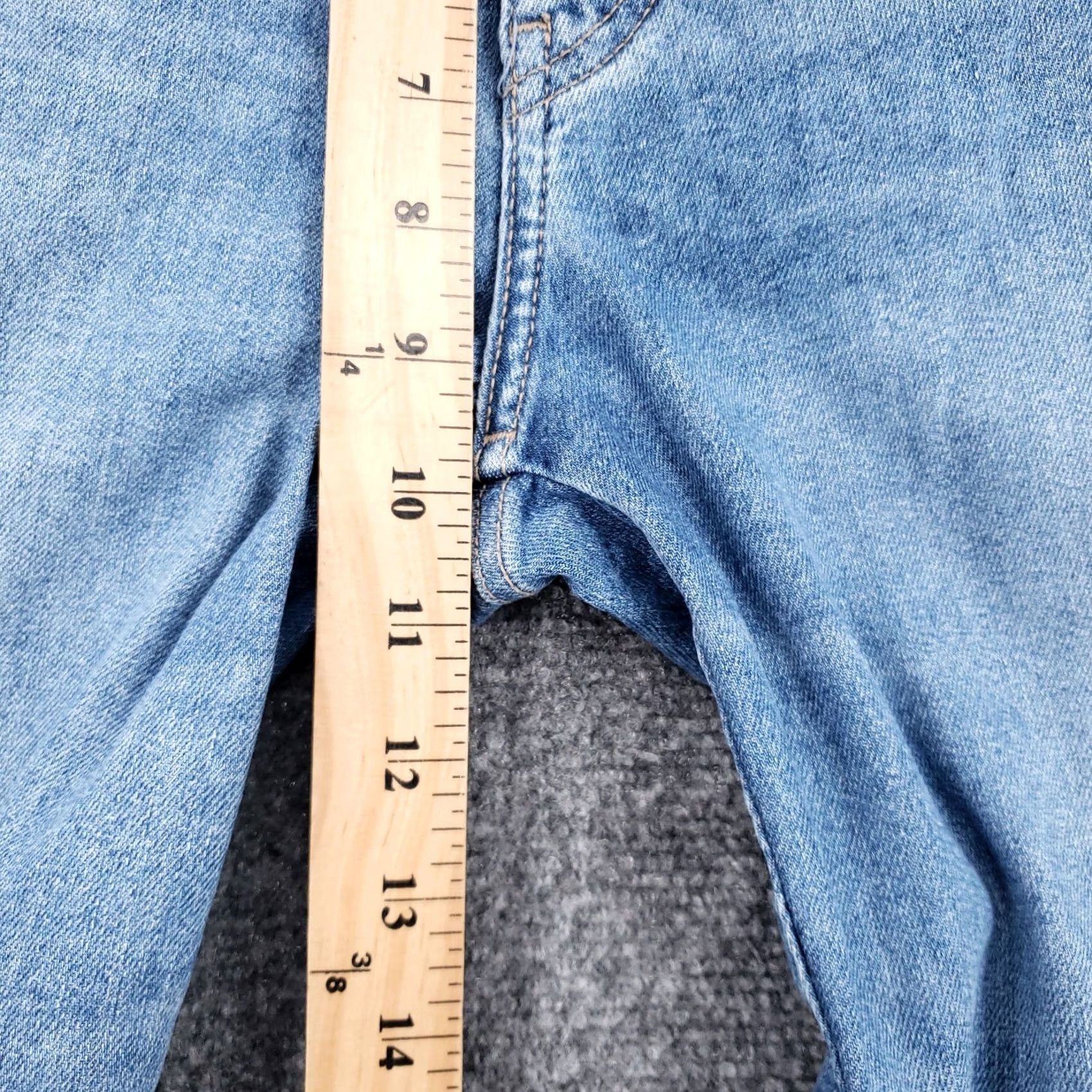 Uniqlo Uniqlo Jeans Womens Blue Mid Rise Straight Leg Slim Fit Stretch Denim Size 23 Kaihara Size 40" / US 18 - 6 Thumbnail