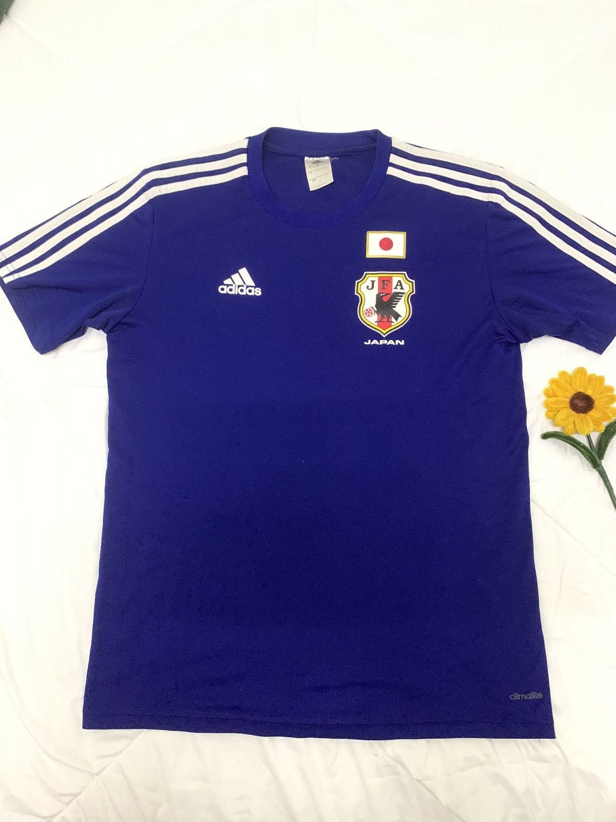 Adidas Adidas Jersey Climalite Japan Football Home Ori (2014-2015) Size US L / EU 52-54 / 3 - 1 Thumbnail