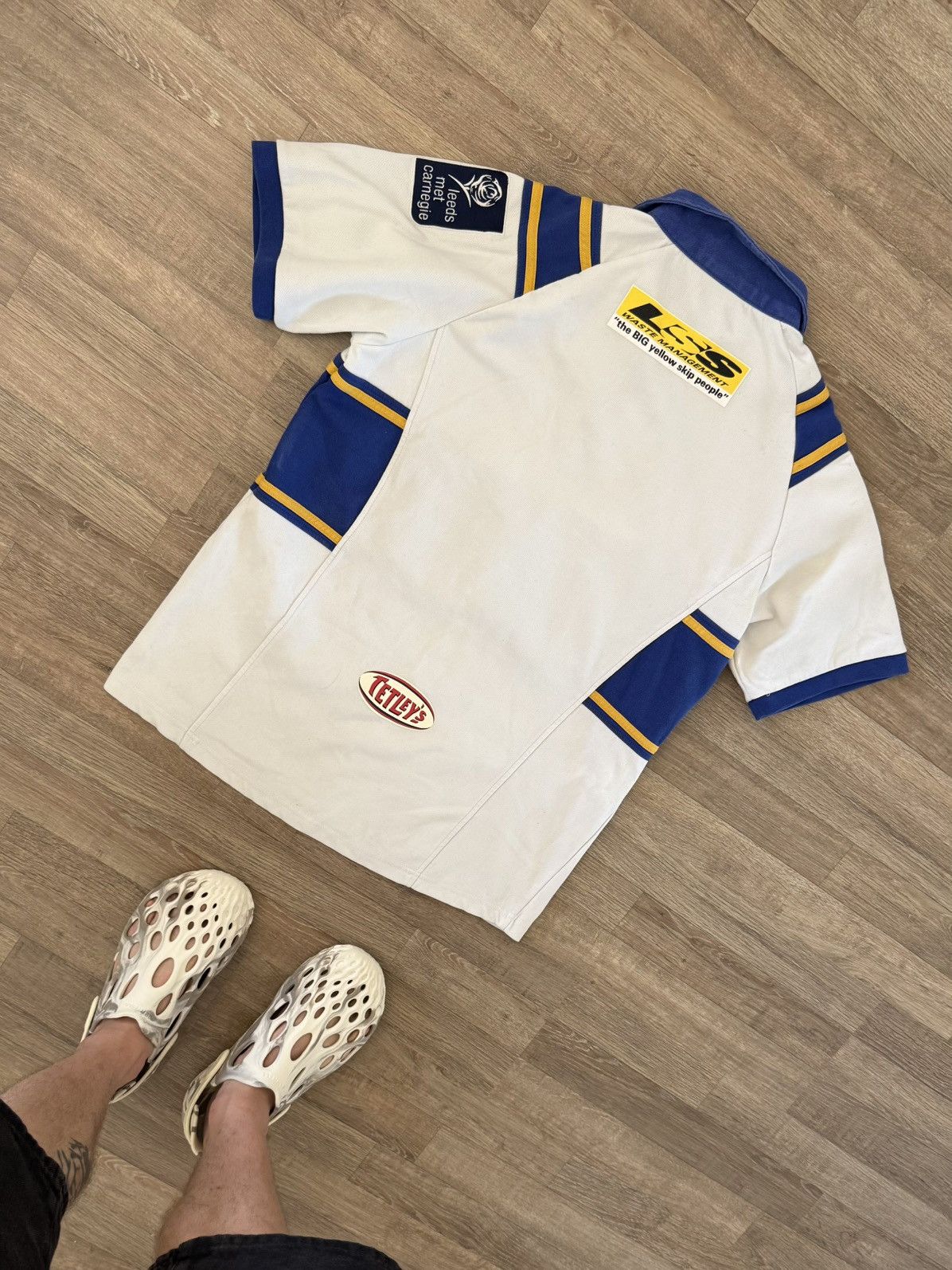 Vintage LEEDS RHINOS RUGBY Y2K LEAGUE FOOTBALL SHIRT ISC SIZE M Size US M / EU 48-50 / 2 - 7 Thumbnail