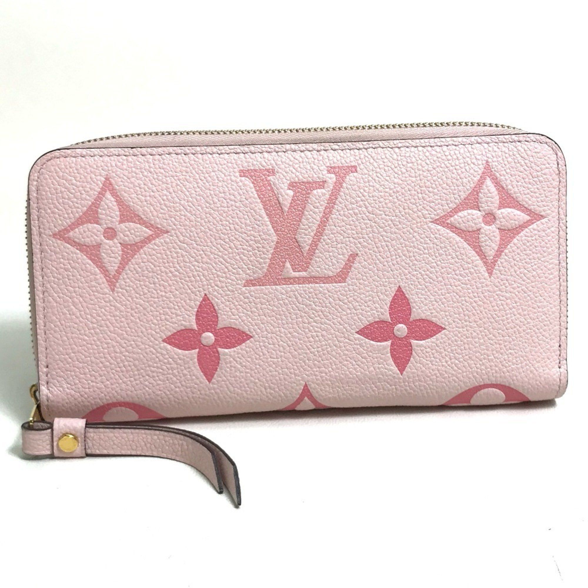 Louis Vuitton LOUIS VUITTON M80403 Monogram Empreinte by the Pool Zippy Wallet, Leather, Women's, Bouton de Rose, Pink Size ONE SIZE - 1 Thumbnail