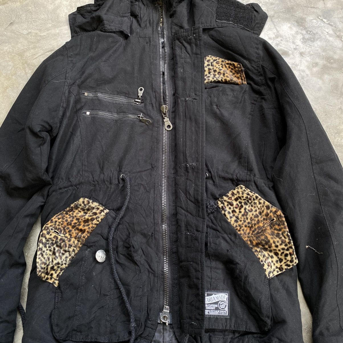 14th Addiction 2000s Cavaria Vkei Style Fur Parka Jacket Size US M / EU 48-50 / 2 - 10 Thumbnail